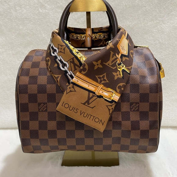 LOUIS VUITTON DAMIER EBENE SPEEDY 25 - Picture 2 of 2
